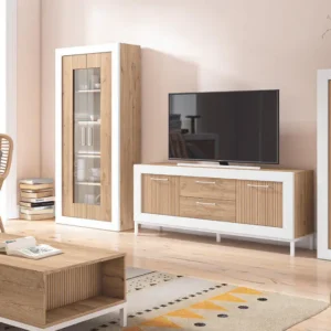 Salones con muebles en color blanco