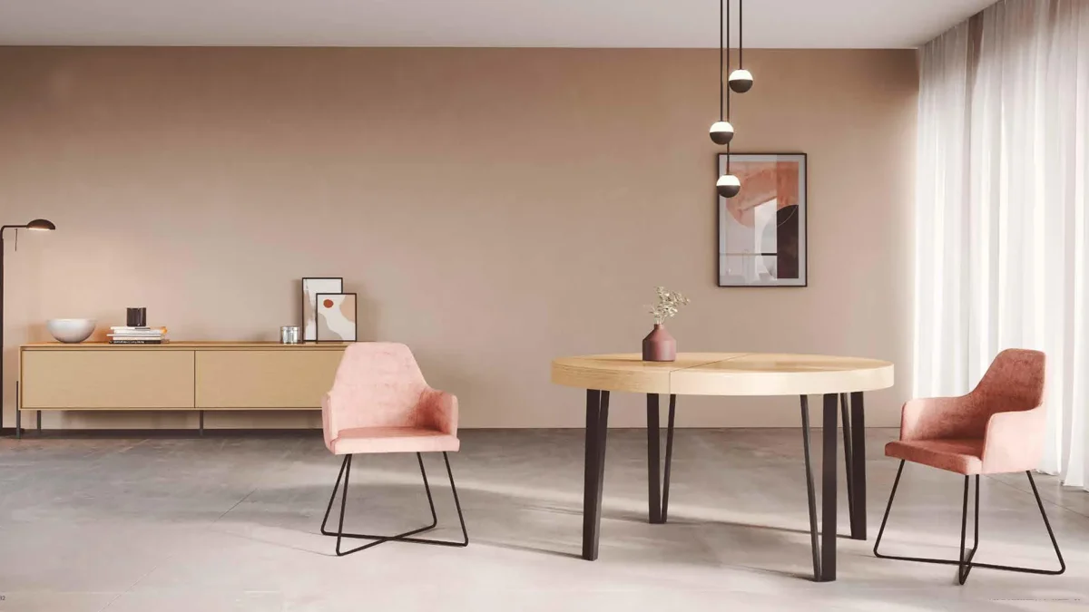 Mesas de comedor redondas en Muebles Herrera en Olivares, Sevilla