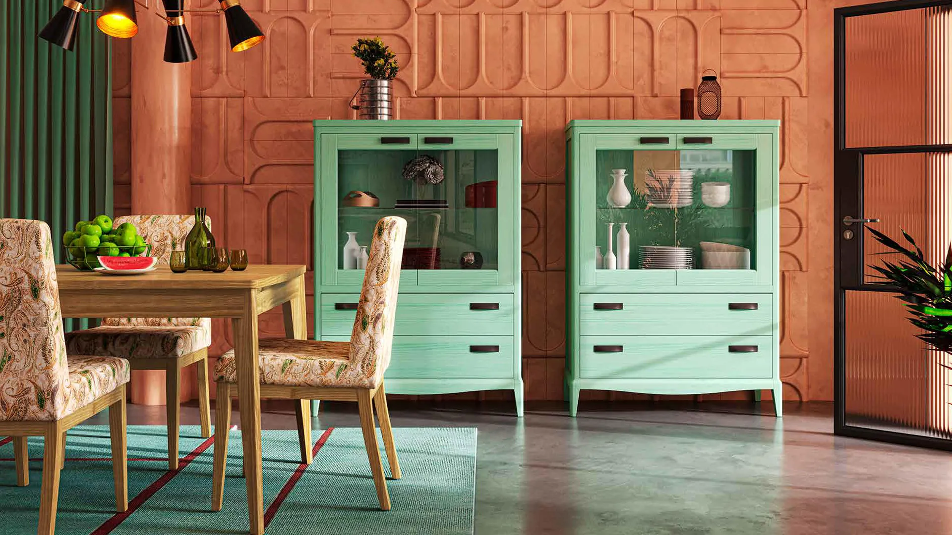 Colores en tendencia 2024 para la decoración de interiores en España en Muebles Herrera