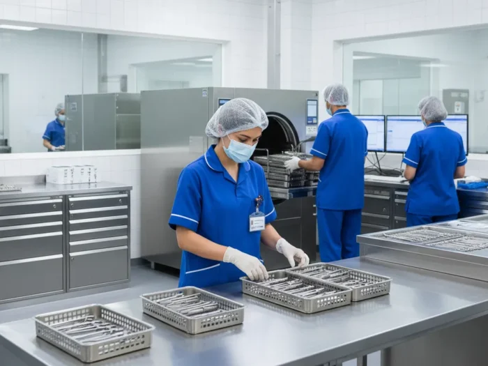 Cuidados Auxiliares de Enfermería en el Servicio de Esterilización