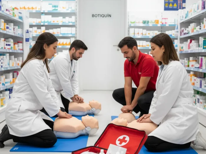 Curso de PRL en oficinas de Farmacia y primeros auxilios