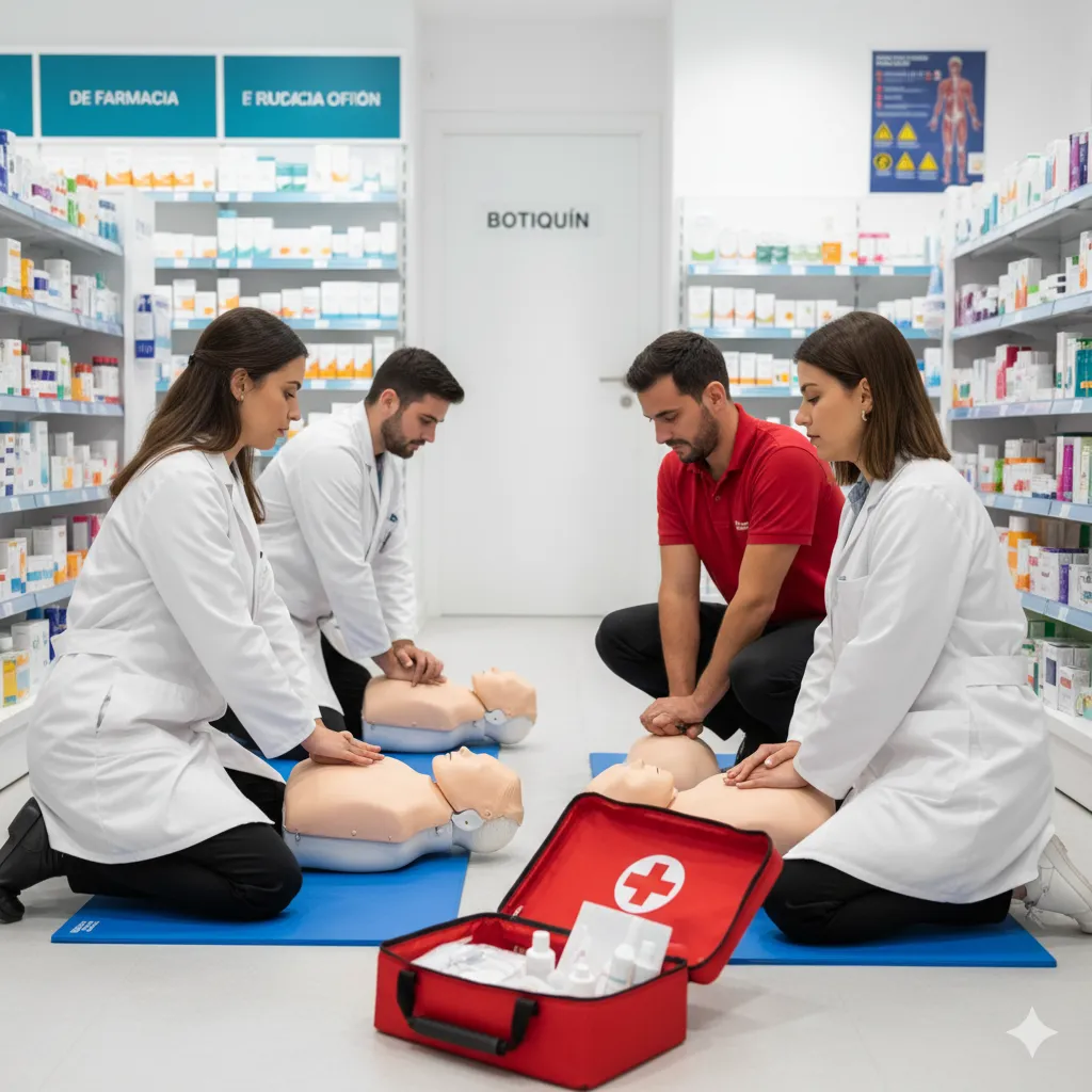 Curso de PRL en oficinas de Farmacia y primeros auxilios