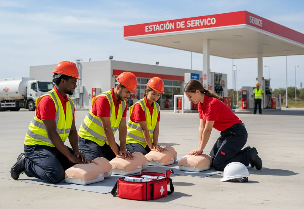 PRL en Estaciones de Servicios y primeros auxilios